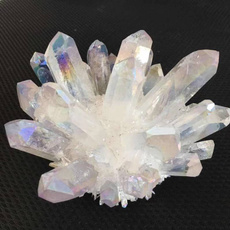 crystalcluster, quartz, Angel, titanium