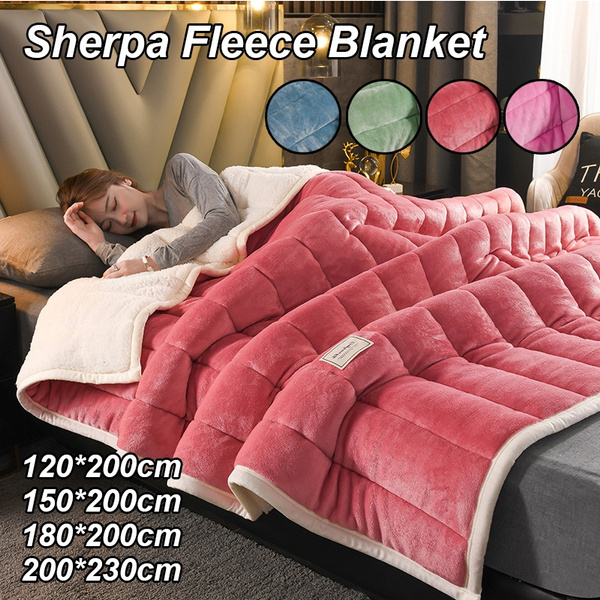 Super Warm Fleece Blankets and Throws Adult Thick Warm Winter