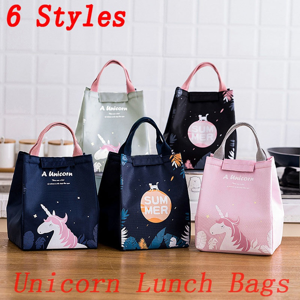 Cartoon Portable Thermal Lunch Box Bags for Kids