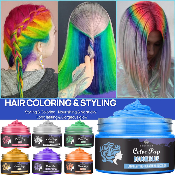 Hair Color Wax Washable Dye Hair Natural Coloring Hair Cream Hair Colorants  for Women Men Kids | Wish