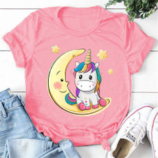 Summer, summer t-shirts, Fashion, unicorn