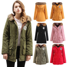 Fleece, hooded, parkajacket, Winter