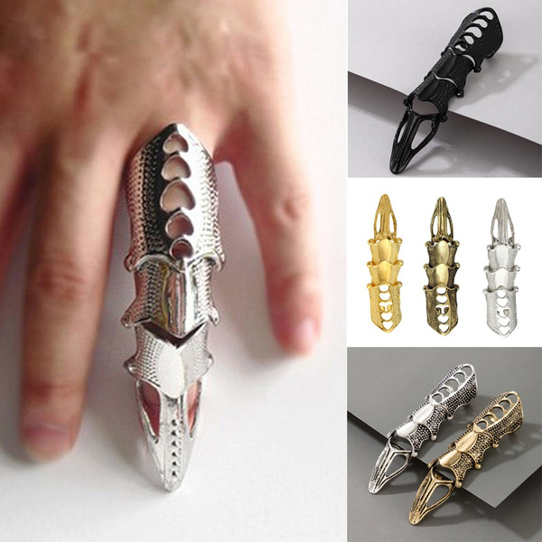 Women's Men's Unisex Gothic Punk Joint Knuckle Full Finger