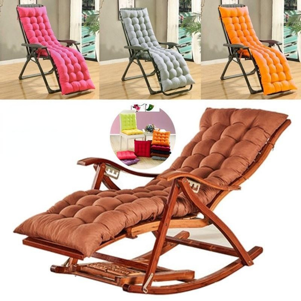 Long Cushion Recliner Chair Cushion Solid Color Cushion Soft