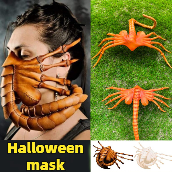 High Quality Halloween Mask Facehugger Costume Alien Facehugger Face Cover Face Hugger Costume Horror Prop Rubber Scary Half Face Scorpion Mask Mascara De Halloween Maske Masque | Wish High Quality Halloween Mask Facehugger Costume Alien Facehugger Face Cover Face Hugger Costume Horror Prop Rubber Scary Half Face Scorpion Mask Mascara De Halloween Maske Masque | Wish