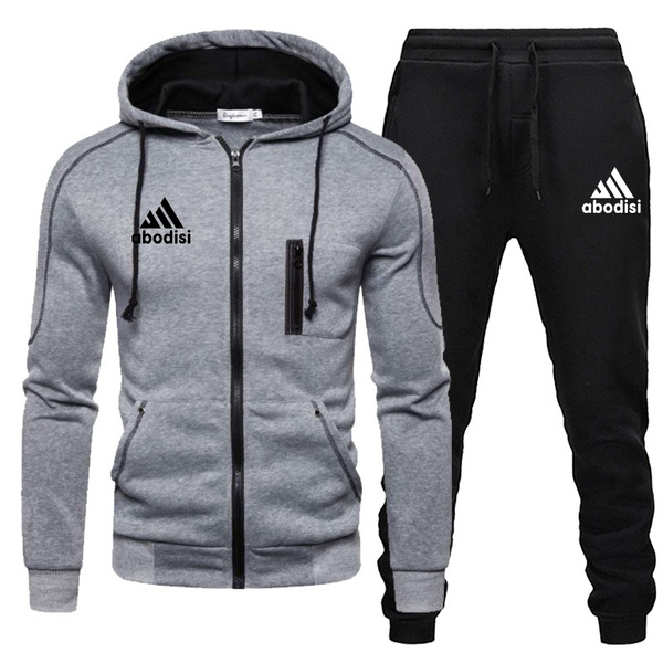 Adidas tracksuit clearance hoodie mens