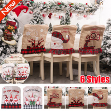 cute, chaircover, Star, christmaschaircover