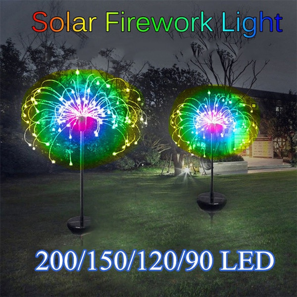 Solar garden decorative lights outdoor solar 200 150 120 90 20 led