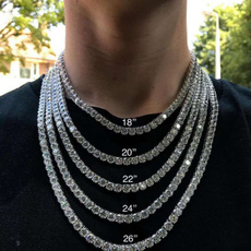 Chain Necklace, DIAMOND, Joyería de pavo reales, Chain