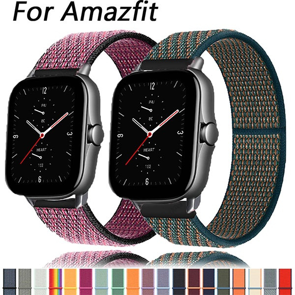 20mm 22mm Nylon Strap Watch Band for Amazfit GTS GTS2 GTS2e