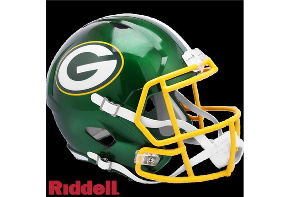 Riddell 9585562806 Green Bay Packers Authentic Full Size Speed Style Flash Alternate Helmet