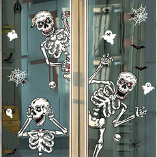 PVC wall stickers, Decoración Halloween, Skeleton, halloweensticker