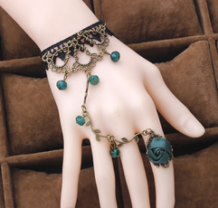 Jewelry, Chain, Lace, Bracelet