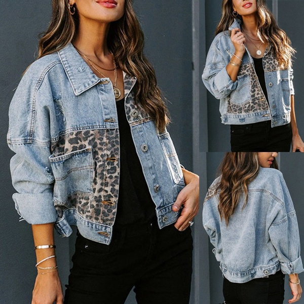 Women's Long Sleeve Classic Fit Denim Jacket