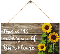 Decor, Door, Home Decor, Sunflowers