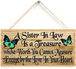 Wood, sistergift, Home Decoration, sisterinlaw