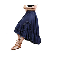 Fashion Skirts, long skirt, skirts female, pleatedshortu2002skirt