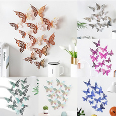 PVC wall stickers, butterfly, Dekorace, Colorful
