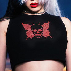 bustier top, Goth, Tees & T-Shirts, SEXY CROP TOP