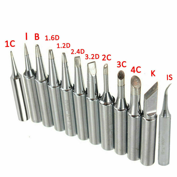 12pcs Set Soldering Iron Tips Station Bits For Hakko 907/933/926/937