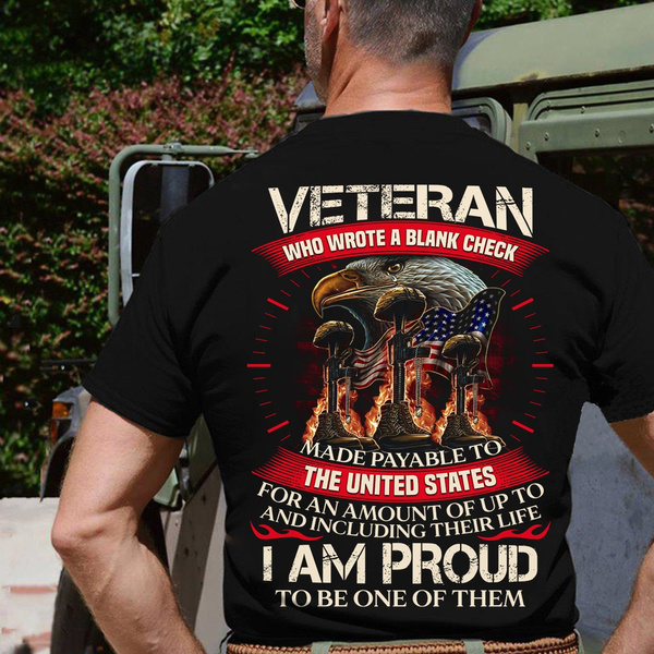 Veteran Who Wrote A Blank Check I Am 