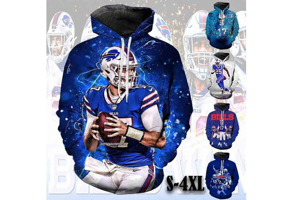 Buffalo Bills Josh Allen NFL 3D Hoodie, Shirt - LIMITED EDITION