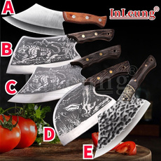Steel, forgedknife, butcherknive, Meat