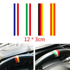 motorcycleaccessorie, Italia, steeringwheelsticker, italyfranchspainnationalflag
