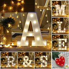 decoration, alphabetlight, led, Christmas