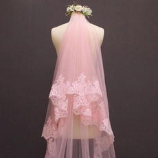 pink, weddingveil, longbridalveil, bridalweddingveil