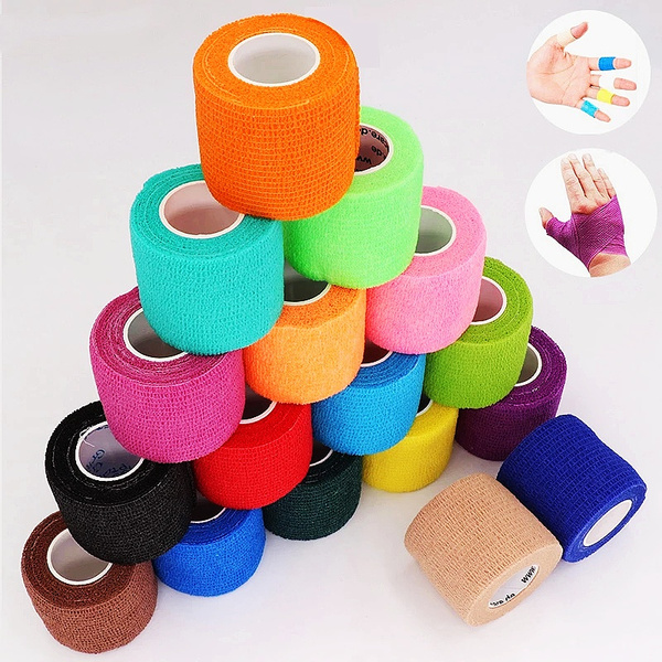 Colorful Sport Self Adhesive Elastic Bandage Wrap Tape 4.5m Elastoplast ...