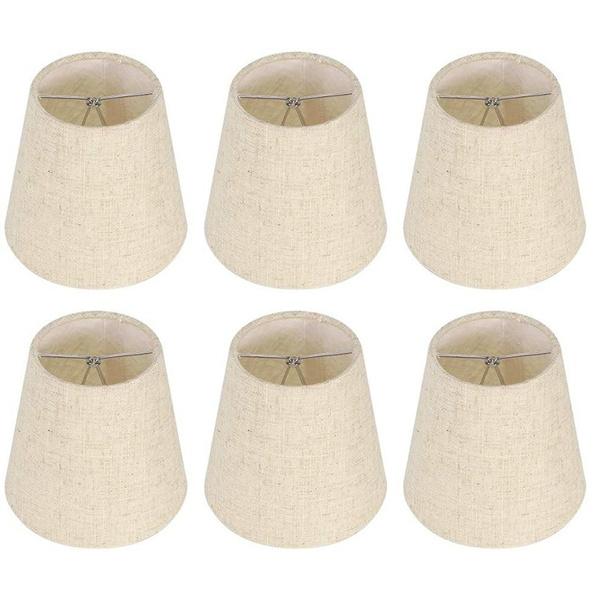 Small Lamp Shade Clip On Bulb Set Of 6 For Candelabra Bulbs Fabric Lampshade Table Chandelier Wall Wish Small Lamp Shade Clip On Bulb Set Of 6, Lamp Shades Clip On Chandelier