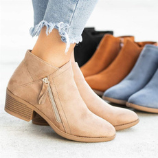 ankle boots, womenwalkingboot, Suede, fashionbootsforwomen