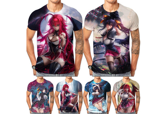 Love Anime High School Funny Anime Dxd Rias Gremory Retro Character Unisex  T-shirt - Teeruto