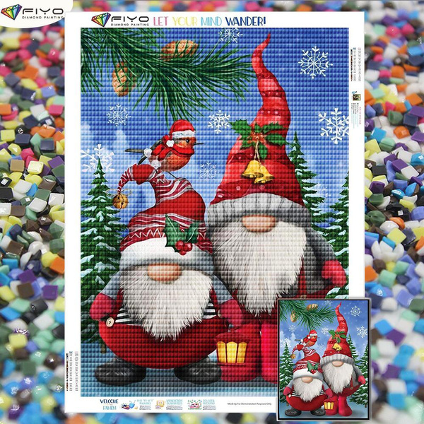5D Santa Claus Diamond Painting, Full Drill Christmas Diamond Painting for  Adults and Kids,Round Gem Art Perfect for Relaxation and Home Wall Decor