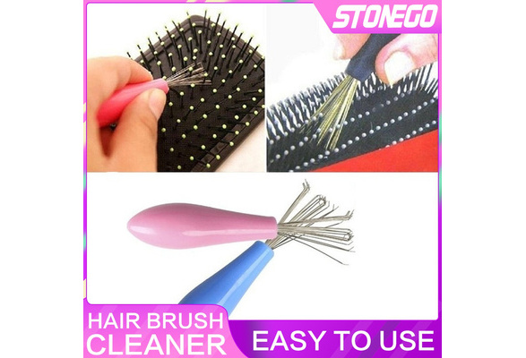 Durable Mini 1PC Hot Sales Comb Hair Brush Cleaner Embeded Tool