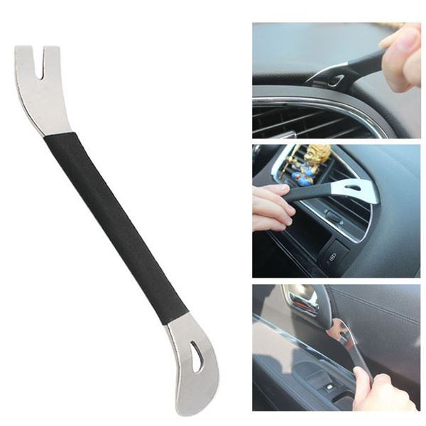 Stainless Steel Trim Removal Tool Car Trim Puller Pry Bar Dual Ends Pry ...