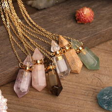 vialnecklace, crystalandgemstone, Choker, naturalstone