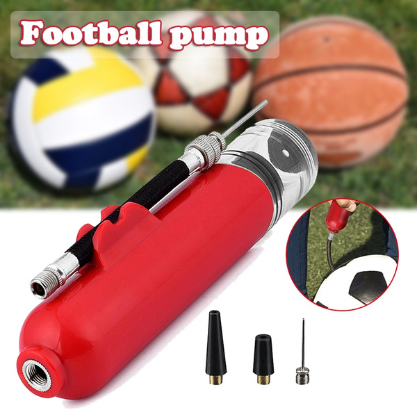 Portable Air Pump Set Ball Pump Inflator Kit Needle Nozzle Extension Hose  for Soccer Basketball Football Volleyball