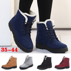 ankle boots, Plus Size, Suede, Winter