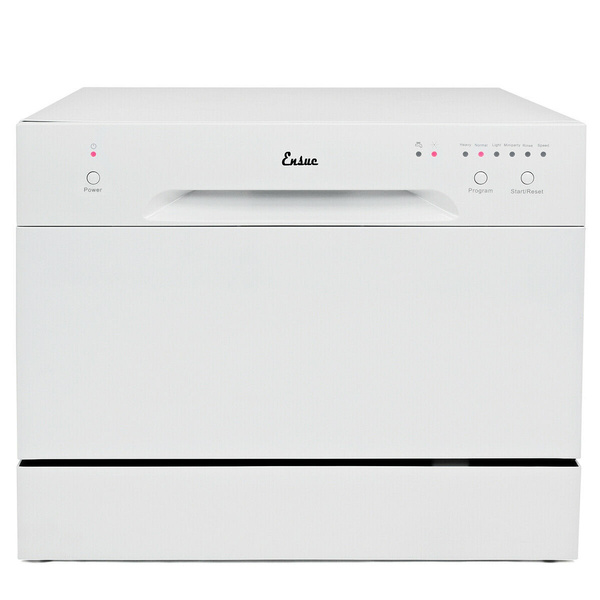 Mini Compact 6 Place Settings Countertop Dishwasher Stainless Steel