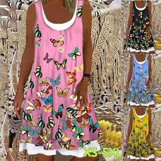butterfly, Summer, Fashion, Dress
