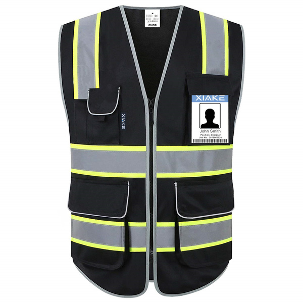 PYRAMEX Women's Hi-Vis Class 2 Safety Vest - Zipper Front, ANSI 107-2020 Rated - View #3