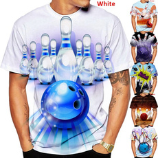 Printed T Shirts, Shirt, bowlingtshirt, summer t-shirts