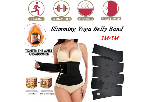 1pc Adjustable Wrap Waist Trainer Tape Women Slimming Tummy Wrap Belt Wrap  Body Shaper Belt 3M 5M
