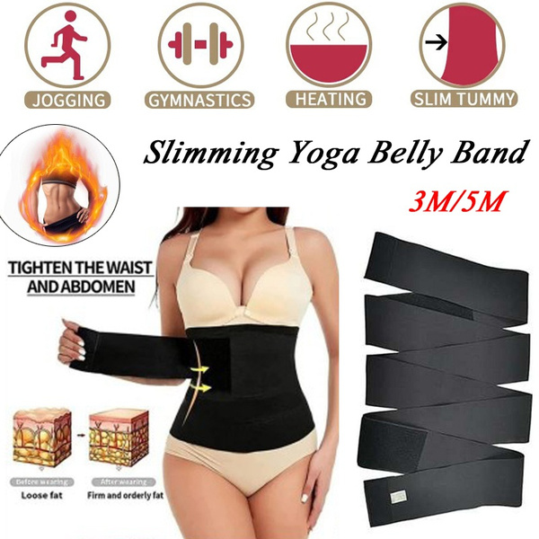 Bandage Wrap Waist Trainer Near, Body Shaper Slimming Wrap Belt