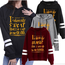 Funny, hooded, Long Sleeve, Tops