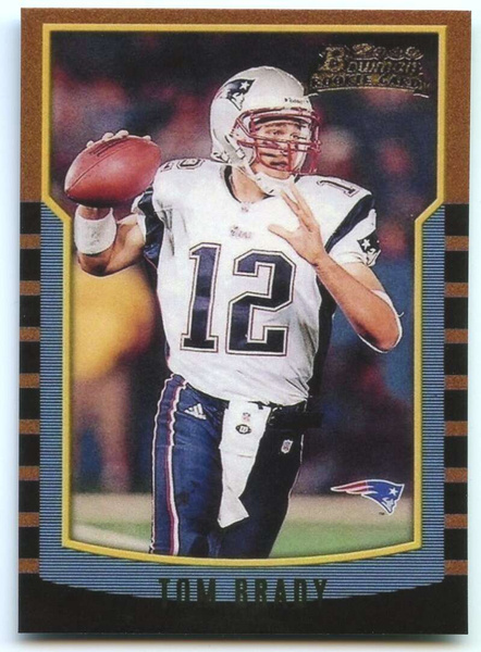 TOM BRADY 2000 Bowman #236 TOM BRADY Rookie Card New England Patriots  REPRINT - Football Card at 's Sports Collectibles Store