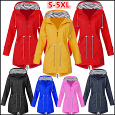 womenwindbreaker, waterproofcoat, Outdoor, hoodedjacket