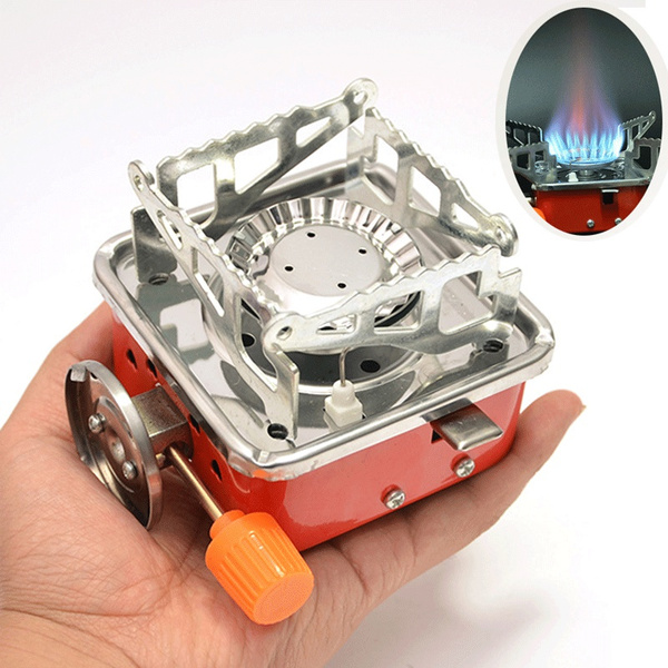 Mini Outdoor Portable Folding Small Square Stove Picnic Gas Pot